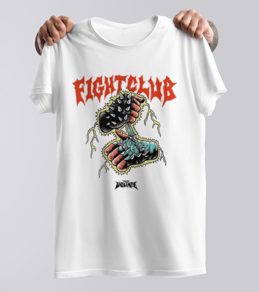 Fight Club Full Violence Fists And Gloves T-Shirt