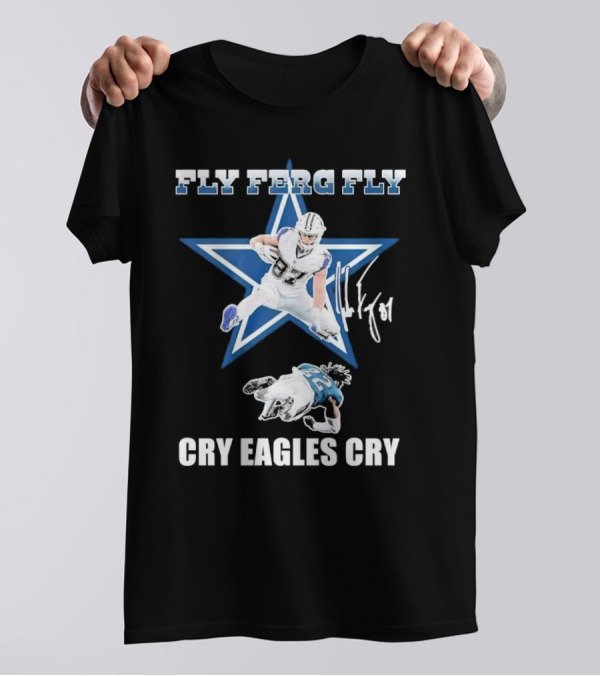 Fly Ferg Fly Cry Eagles Cry Star Player Football Rivalry T-Shirt