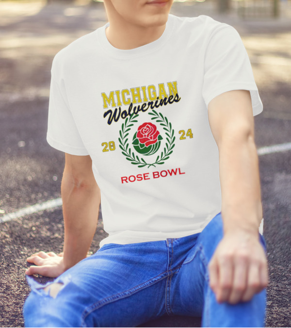 Michigan Wolverines Rose Bowl T-Shirt