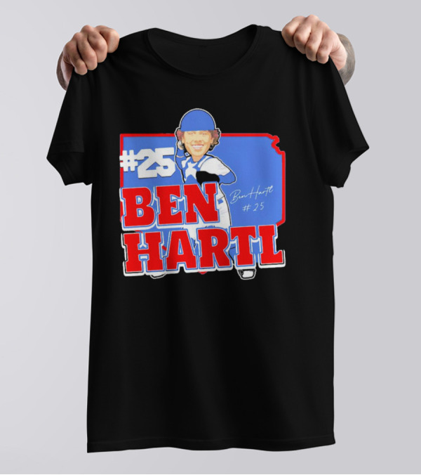 25 Ben Hartl Cartoon Signature T-Shirt