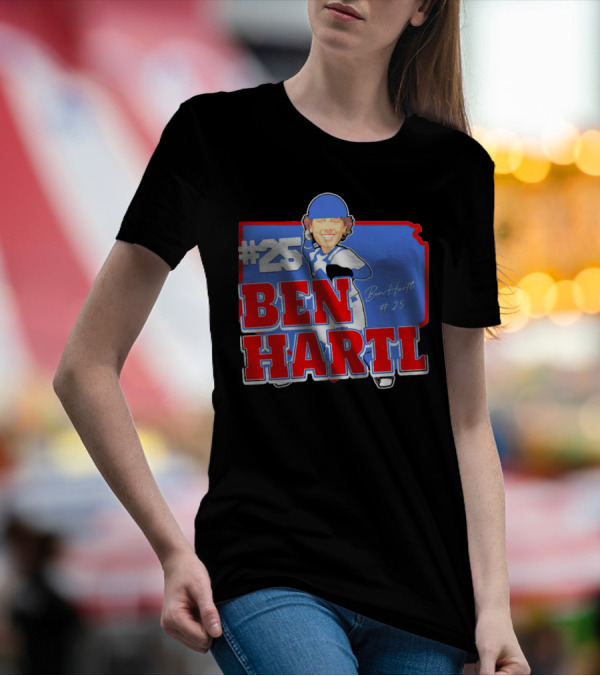 25 Ben Hartl Cartoon Signature T-Shirt