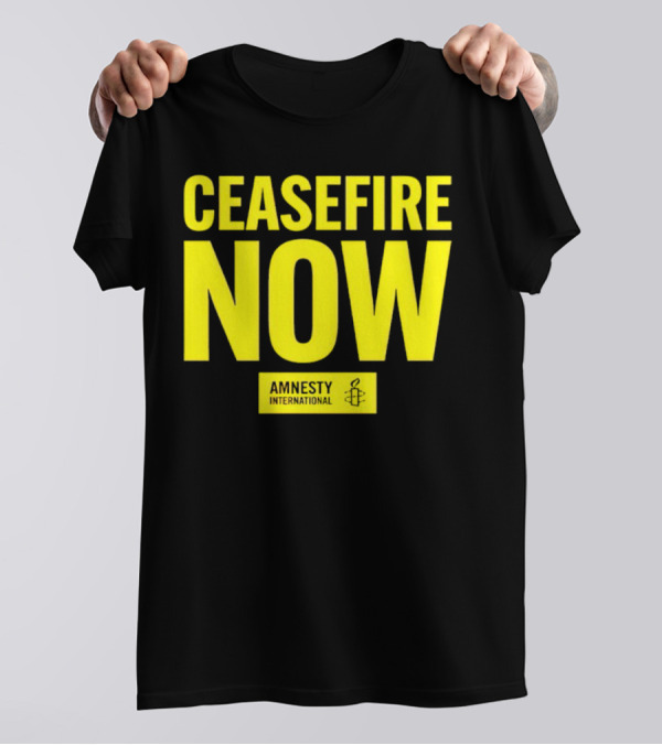 Ceasefire Now Amnesty International T-Shirt