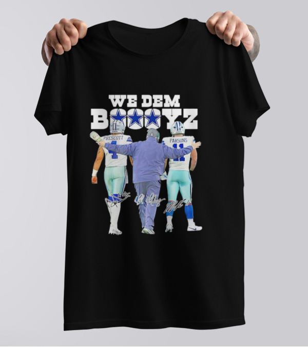 Dallas Cowboys We Dem Boyz Prescott Parsons Signatures T-Shirt