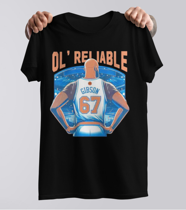 Gibson Ol' Reliable 67 Basketball Arena Scene T-Shirt