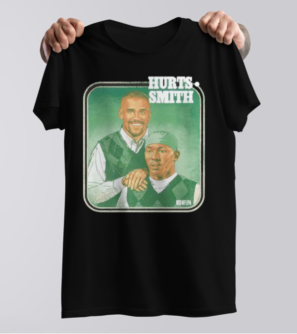 Jalen Hurts DeVonta Smith Philadelphia Step Brothers NFLPA Football T-Shirt