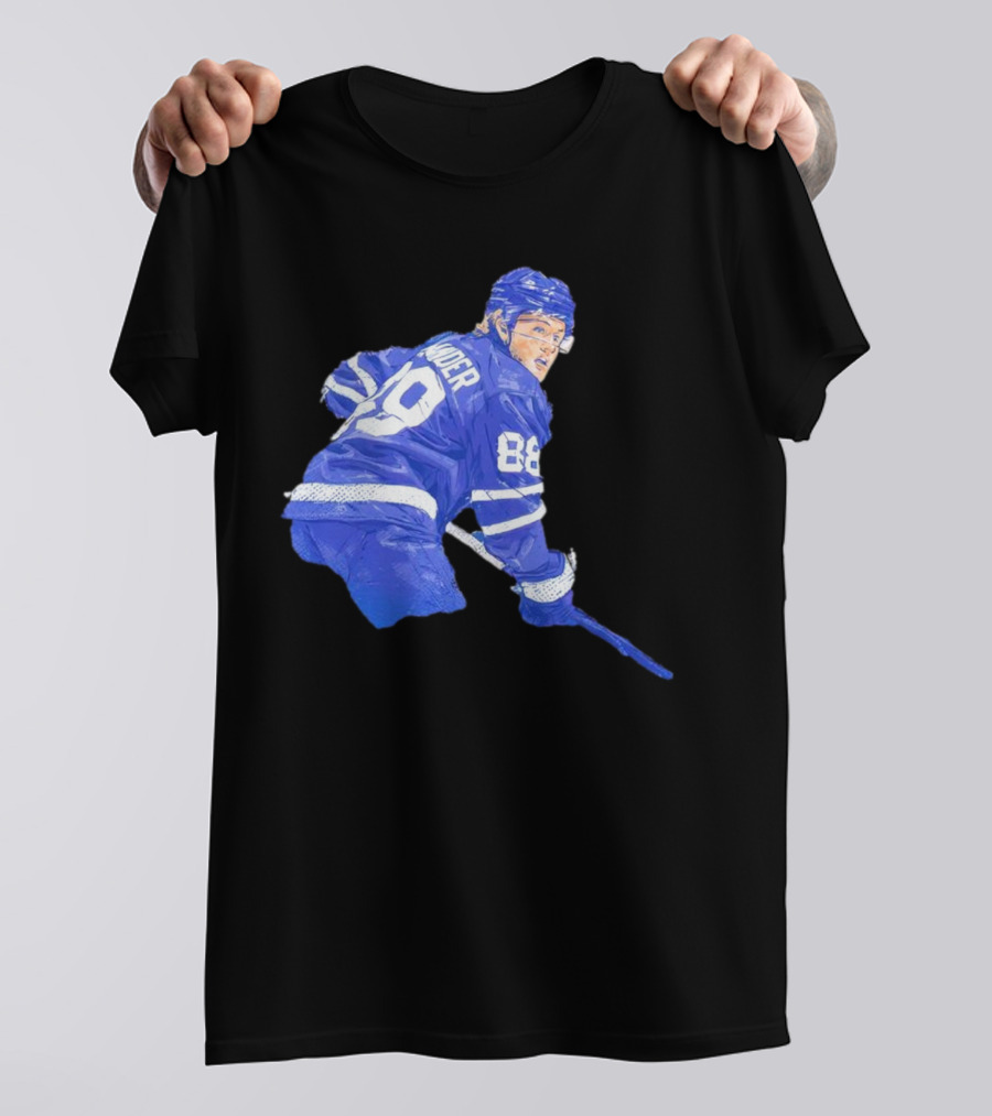 William Nylander Toronto Hockey Player Blue Jersey 88 T-Shirt