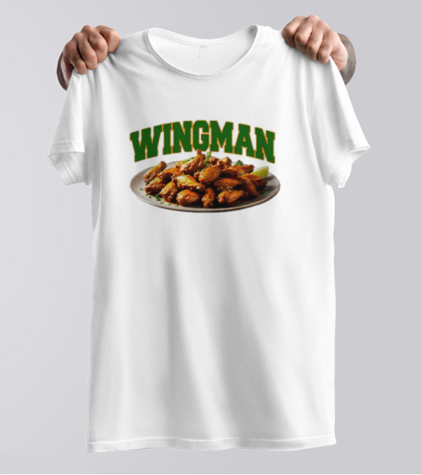 Wingman Chicken Wings Plate T-Shirt