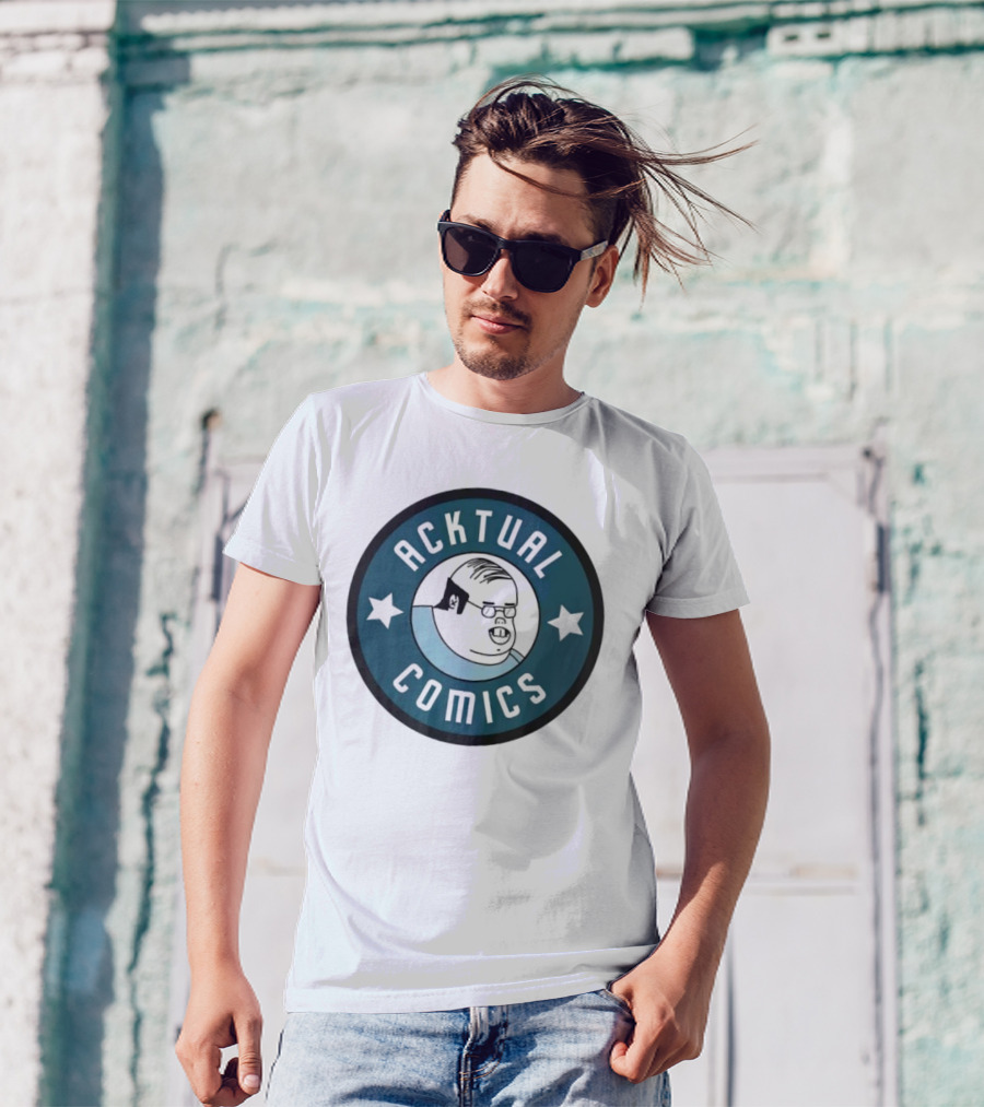 Acktual Comics Star Emblem T-Shirt