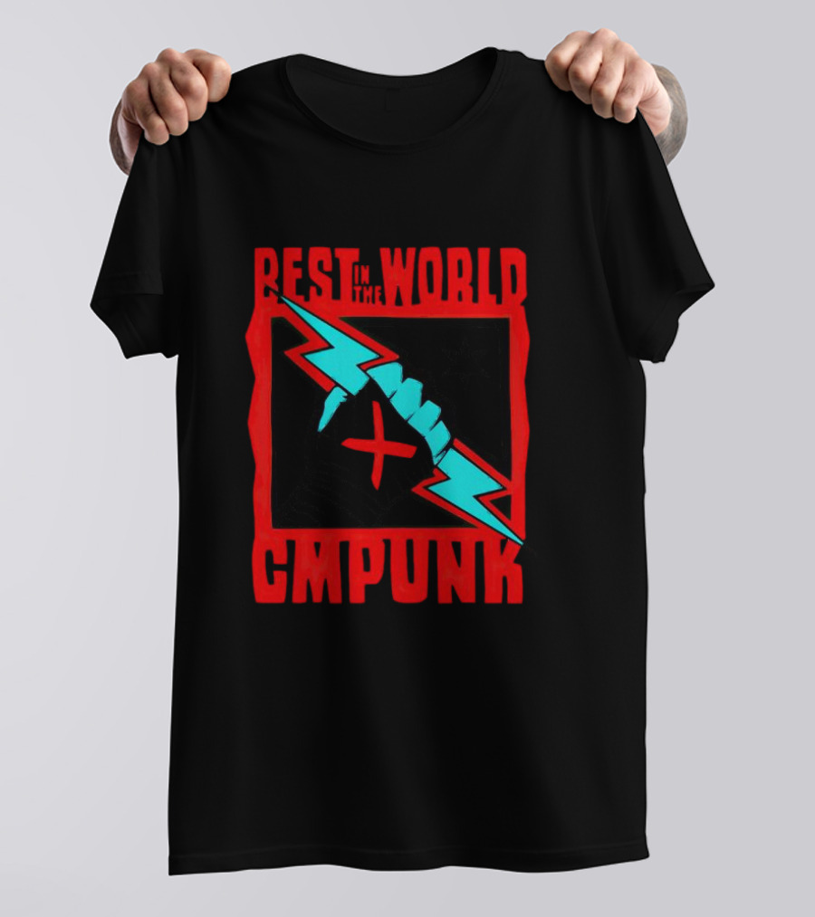 Best In The World CM Punk Catchomania Lightning Fist T-Shirt