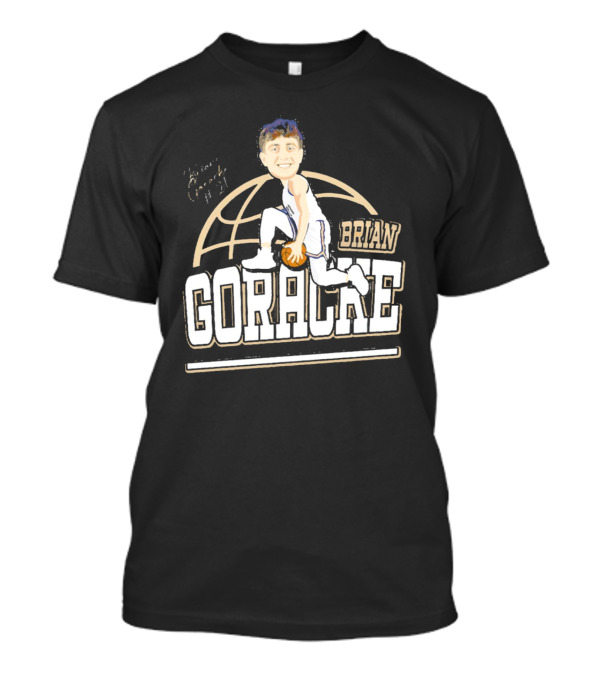Brian Goracke Cartoon Signature Basketball T-Shirt