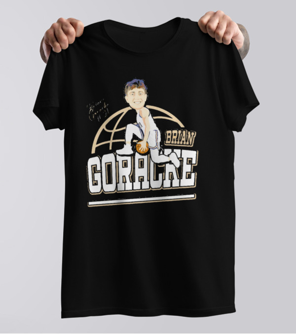 Brian Goracke Cartoon Signature Basketball T-Shirt