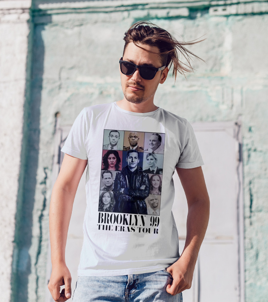 Brooklyn 99 The Eras Tour Character Montage T-Shirt