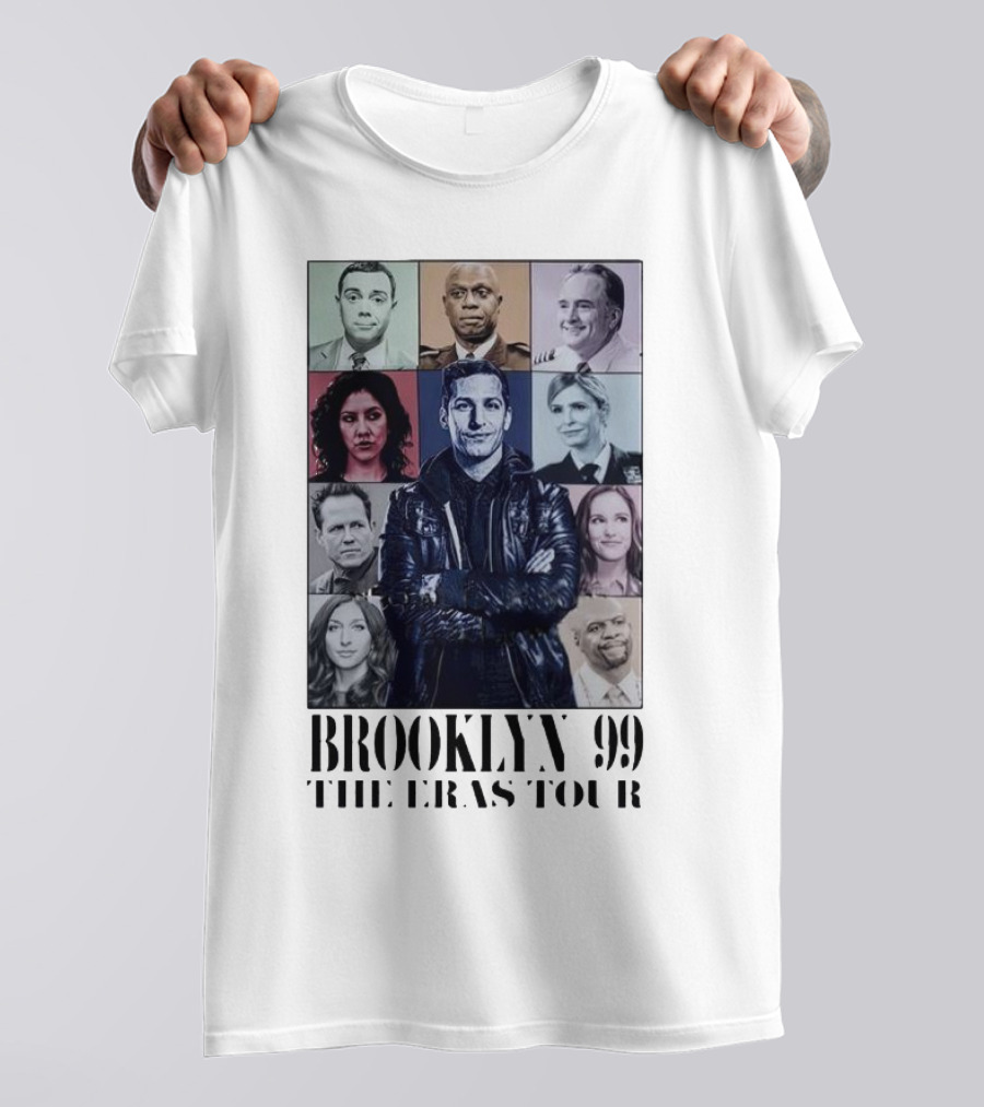Brooklyn 99 The Eras Tour Character Montage T-Shirt