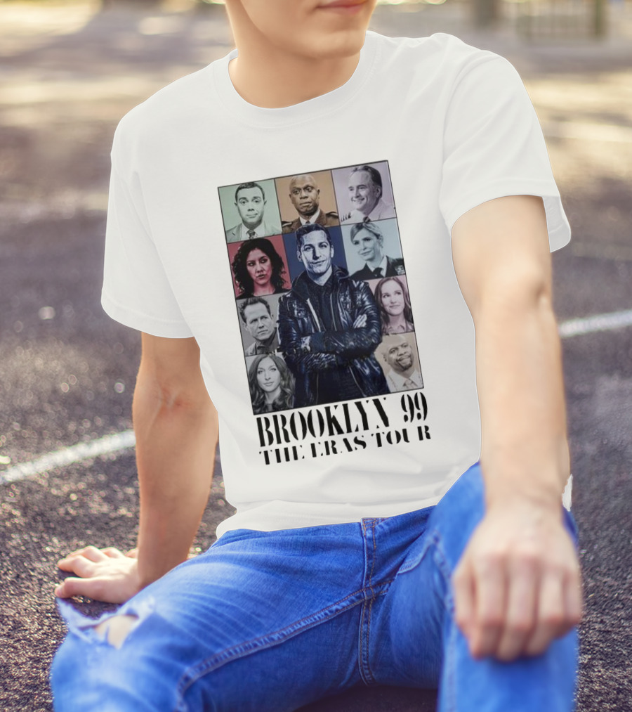 Brooklyn 99 The Eras Tour Character Montage T-Shirt