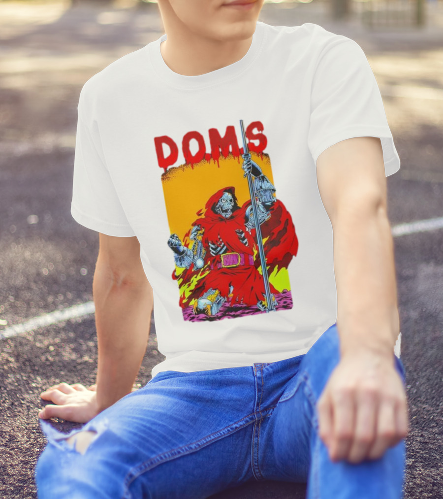 DOMS Warrior Skeleton Metal Armor Staff T-Shirt