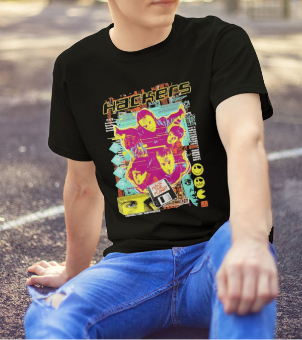 Hackers Acid Burn Connection Terminated Hack The Planet T-Shirt