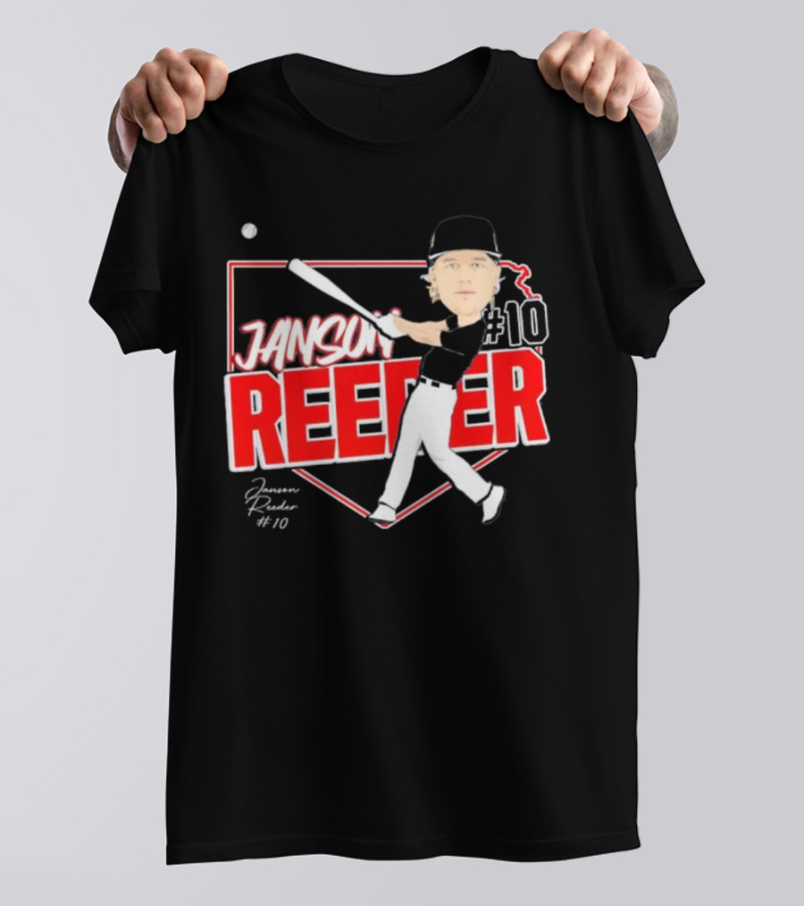 Janson Reeder #10 Baseball Player T-Shirt