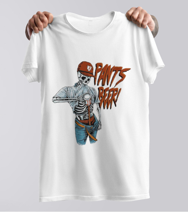 Skeleton Pants Beer T-Shirt