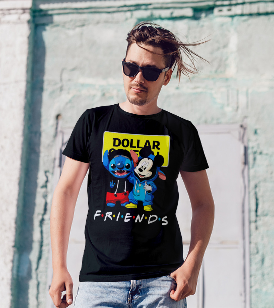Stitch Mickey Friends Dollar General T-Shirt