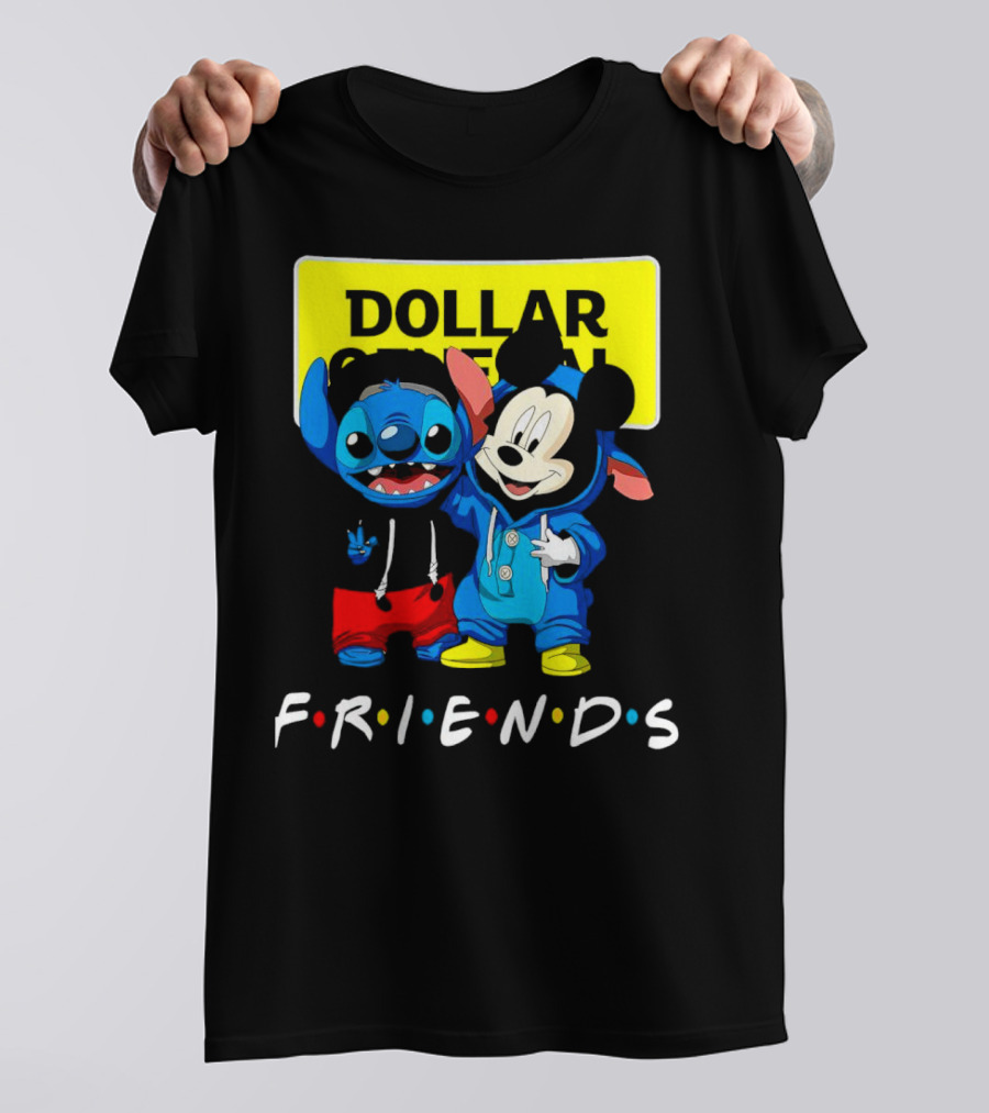 Stitch Mickey Friends Dollar General T-Shirt
