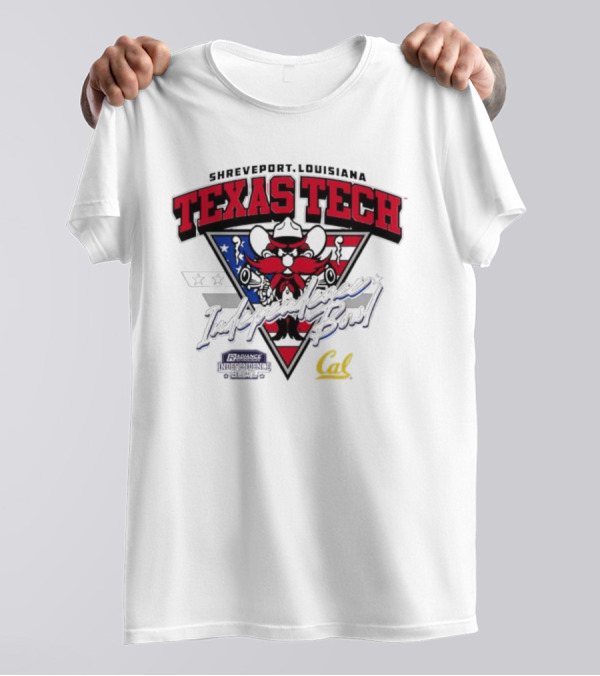 Texas Tech Shreveport Louisiana Red Raider American Script Cal T-Shirt