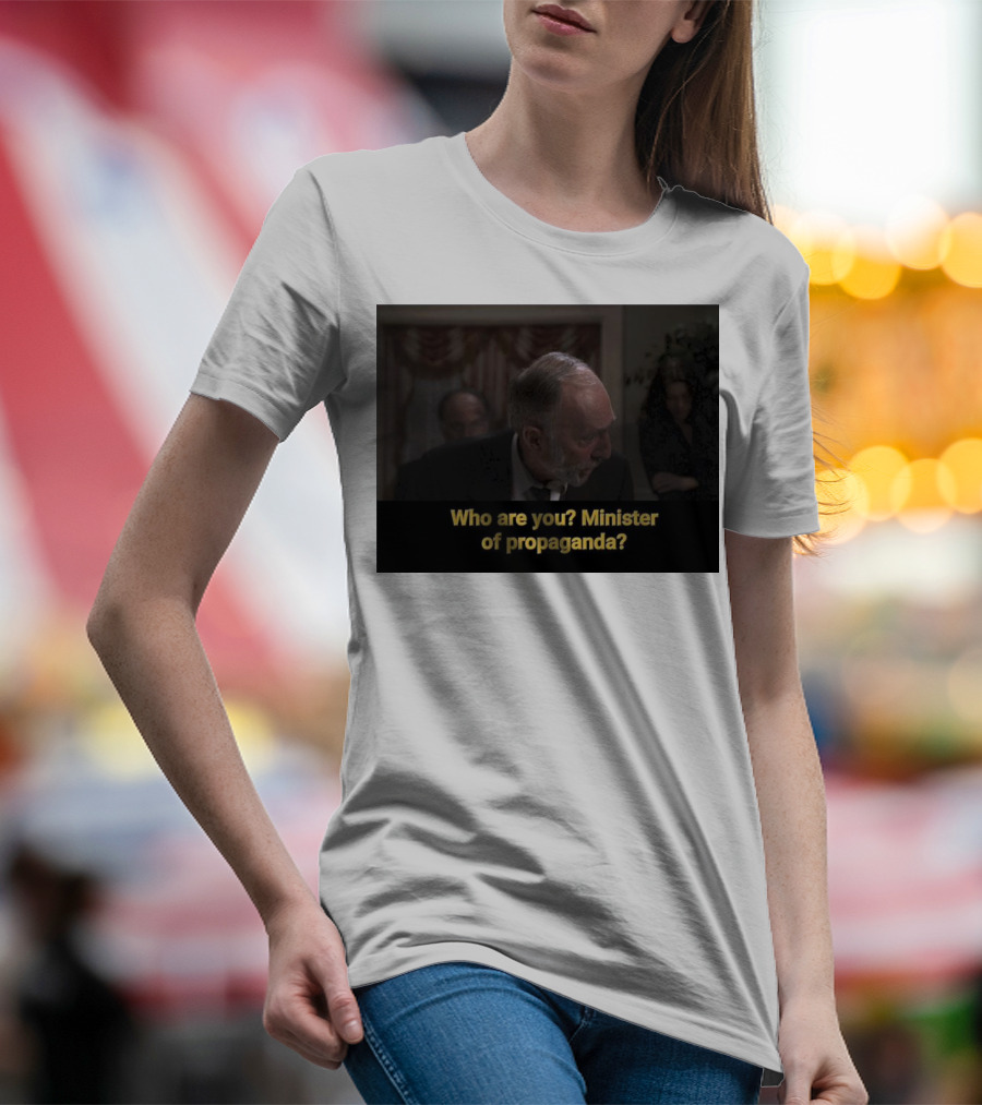 The Soprano Who Are You? Minister Of Propaganda? Onceover Scene T-Shirt