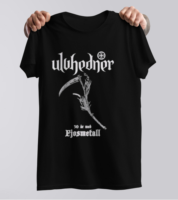 Ulvhedner 30 ÁR Með Fjosmetall Anniversary T-Shirt