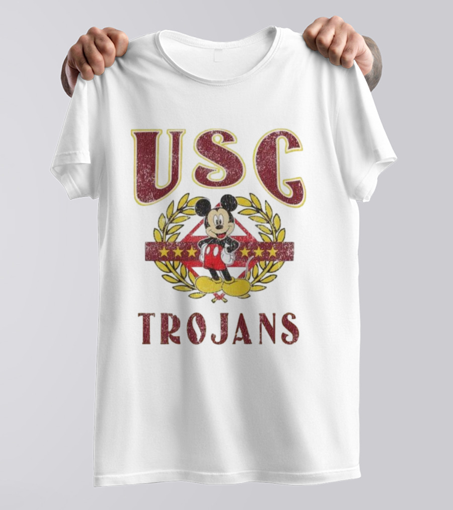 USC Trojans Disney Mickey Mouse T-Shirt
