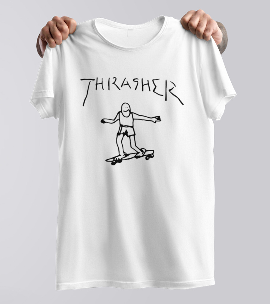 Andrew Garfield Thrasher Gonz Skateboarding T-Shirt