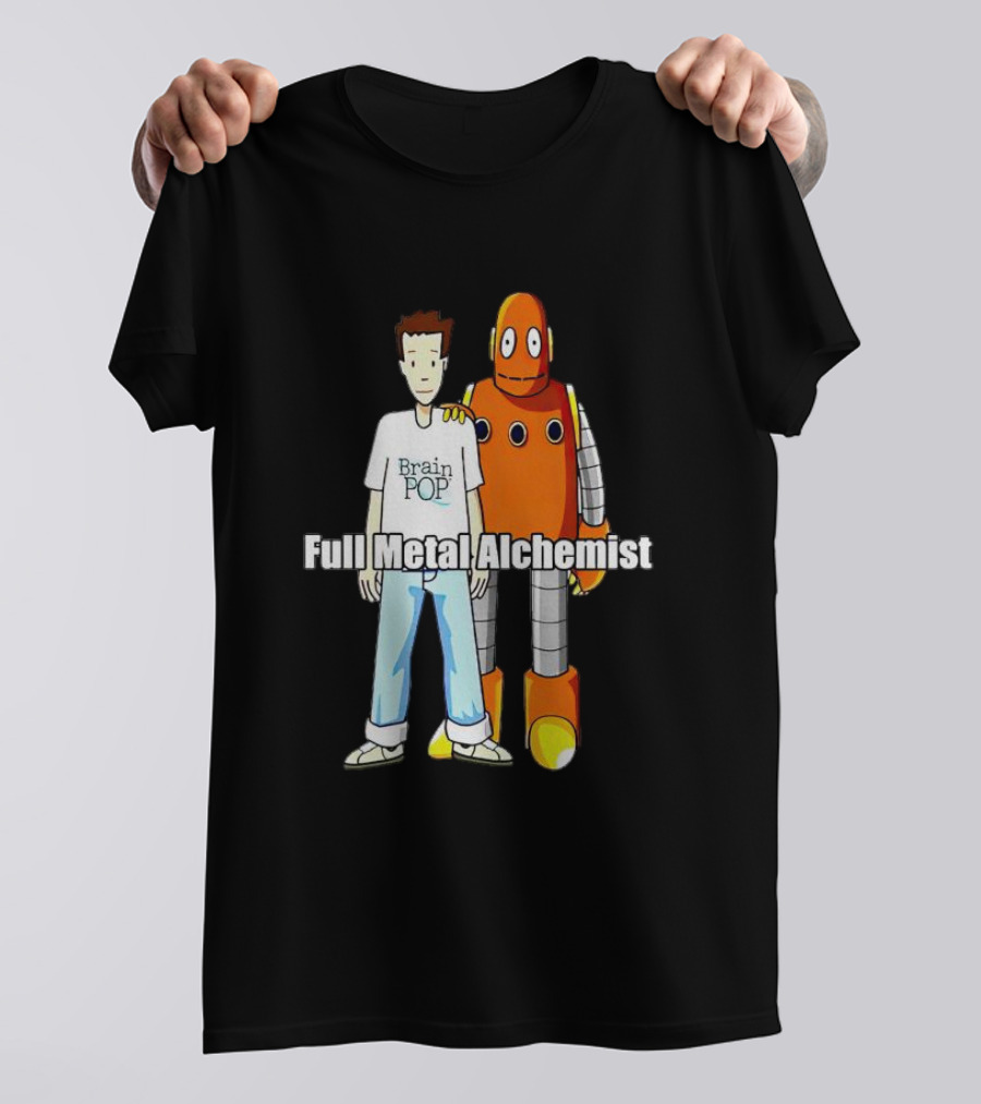 BrainPOP Fullmetal Alchemist Brotherhood Crossover Featuring Tim And Moby T-Shirt
