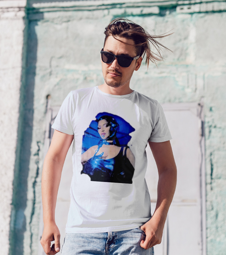 Robo Beyonce Futuristic Cyborg Aesthetic T-Shirt
