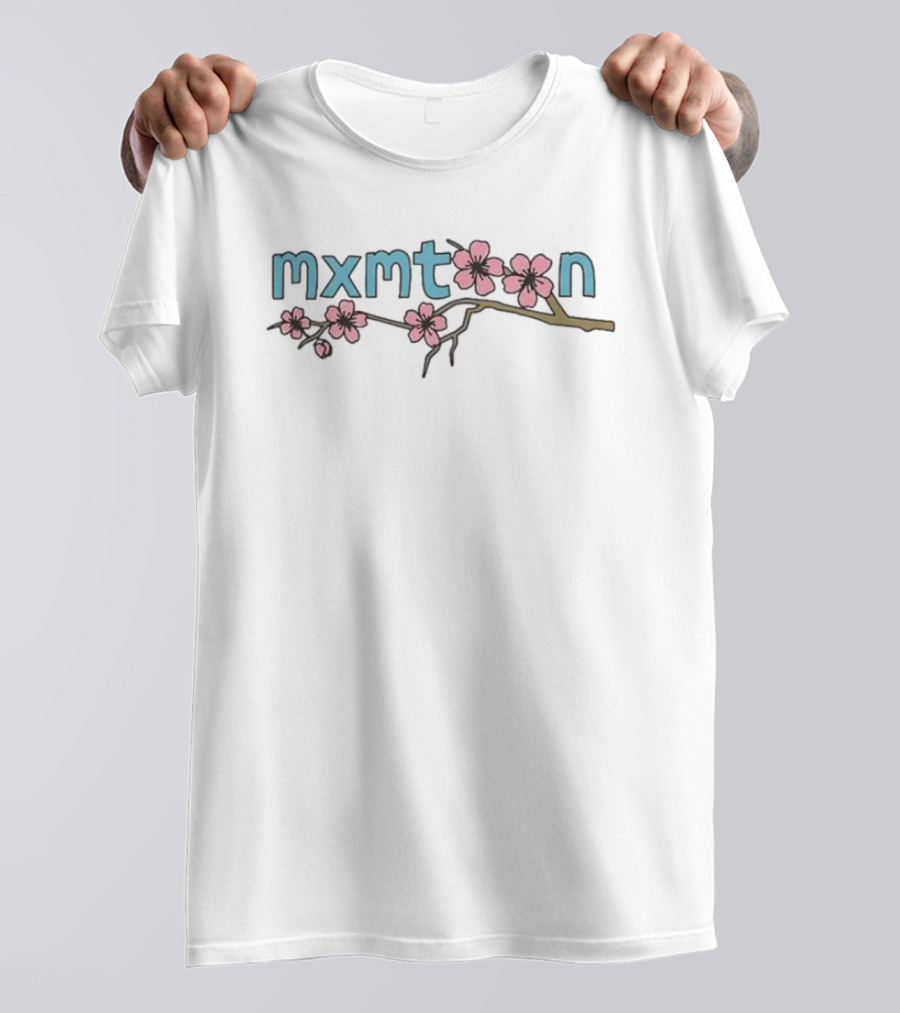 Mxmtoon Plum Blossom Pink Flower Branch T-Shirt