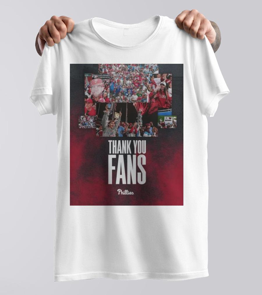 Phillies Thank You Fans T-Shirt