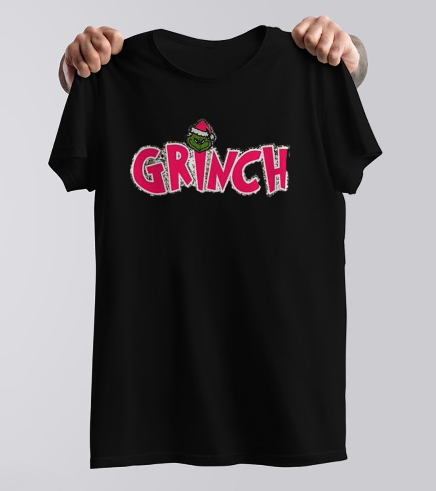 Southern Shack Grinch Pink Christmas T-Shirt