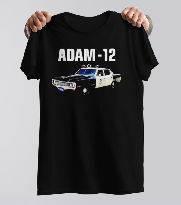 Adam-12 Police Patrol Car Classic TV Series T-Shirt