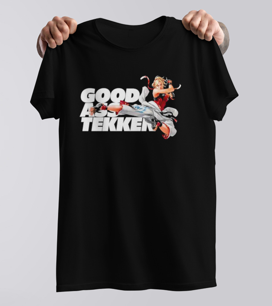 GOOD ASS TEKKEN VIDEO GAME FIGHTER CHARACTER KICKING POSE T-Shirt