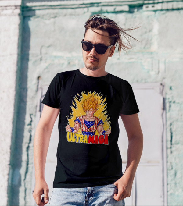 ULTRA MAGA Trump Dragon Ball Z Saiyan Super Power T-Shirt