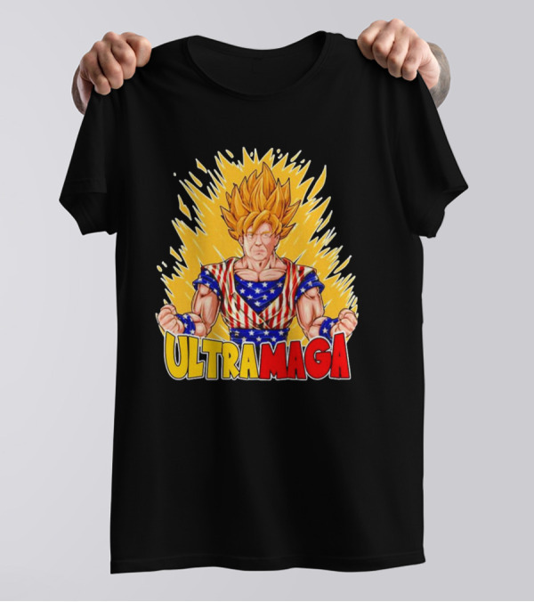 ULTRA MAGA Trump Dragon Ball Z Saiyan Super Power T-Shirt