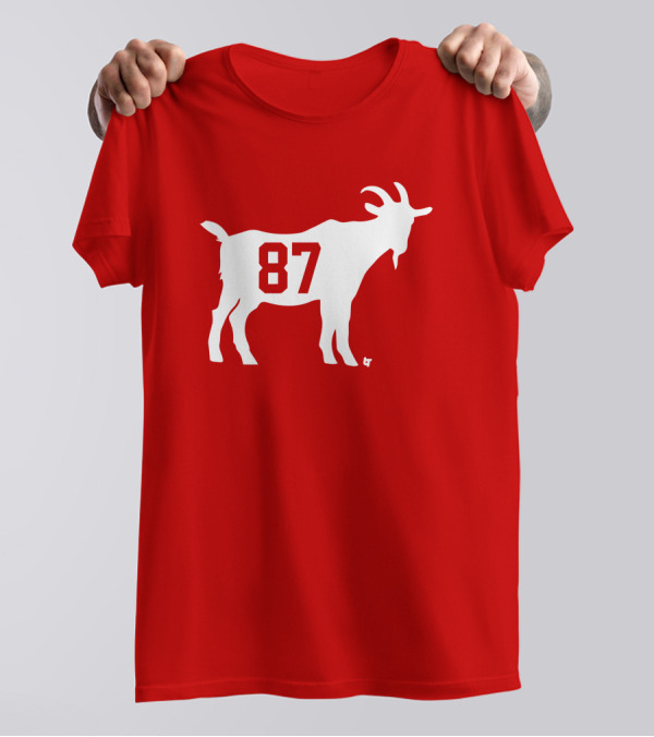 Travis Kelce GOAT 87 Football Legend T-Shirt