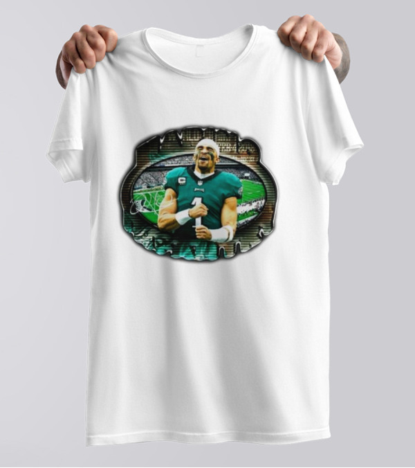 Marino Infantry Jalen Hurts Philadelphia Eagles Jersey Football Stadium T-Shirt