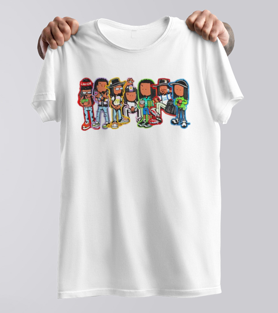 Flawless Like Me Cartoon Characters Street Fashion Lanvin T-Shirt