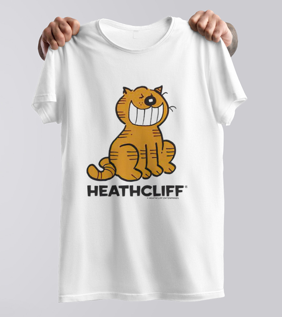 Heathcliff Cartoon Character Grinning T-Shirt