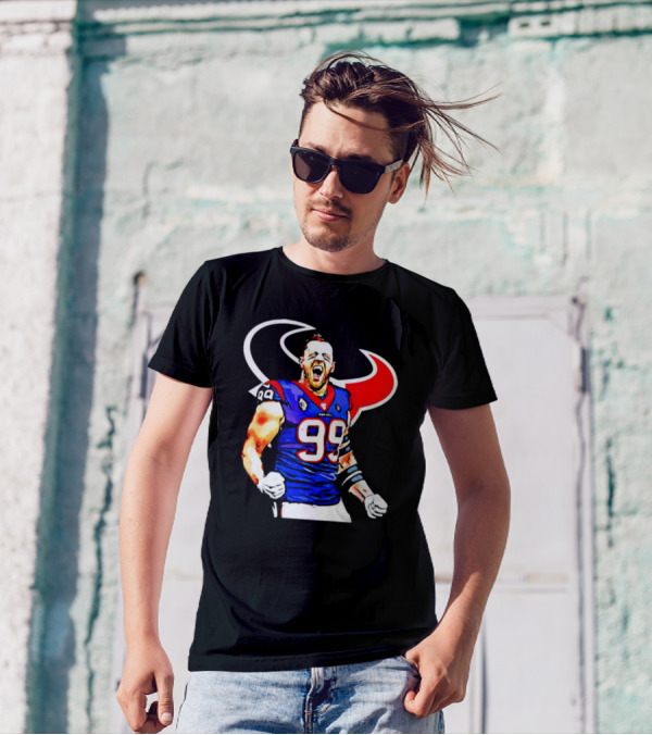 Justin James Watt Houston Texans 99 Jersey T-Shirt