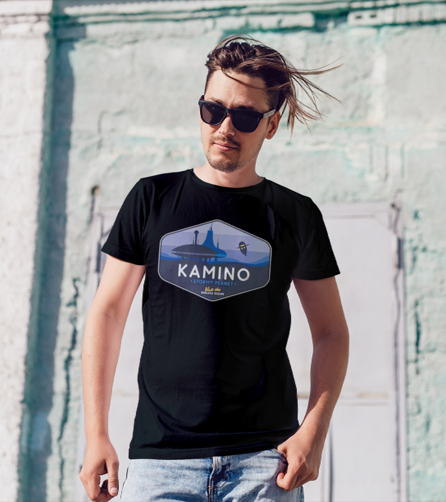 Kamino Stormy Planet Visit The Endless Ocean T-Shirt