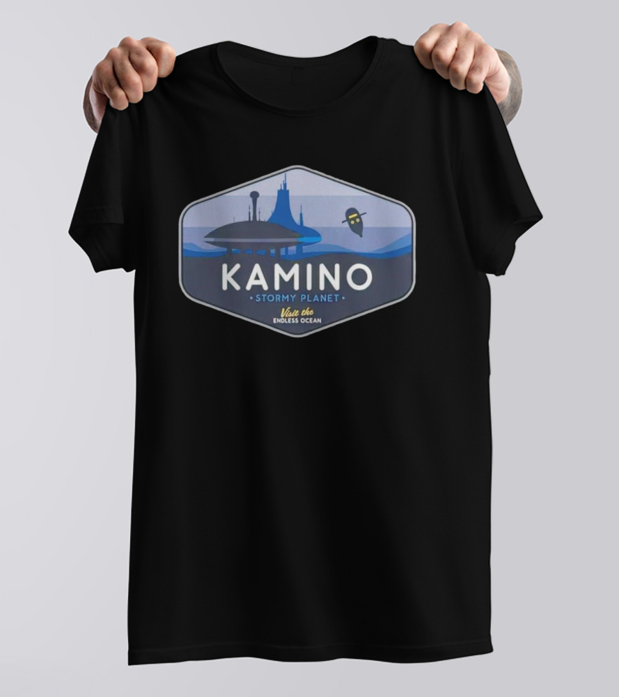 Kamino Stormy Planet Visit The Endless Ocean T-Shirt