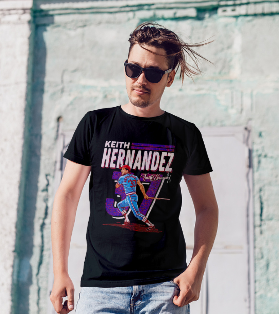 Keith Hernandez 37 Baseball Signature T-Shirt