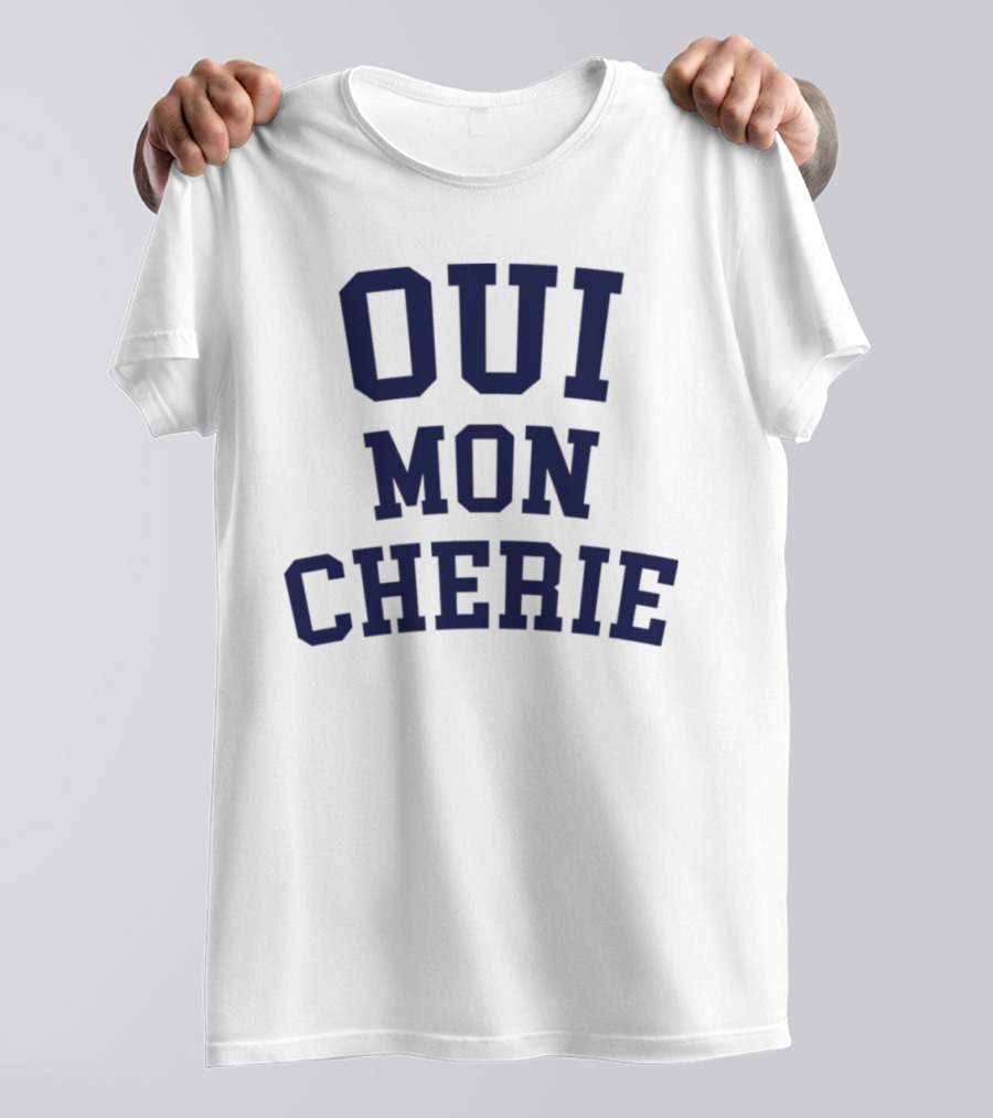 Oui Mon Cherie Retro Varsity T-Shirt