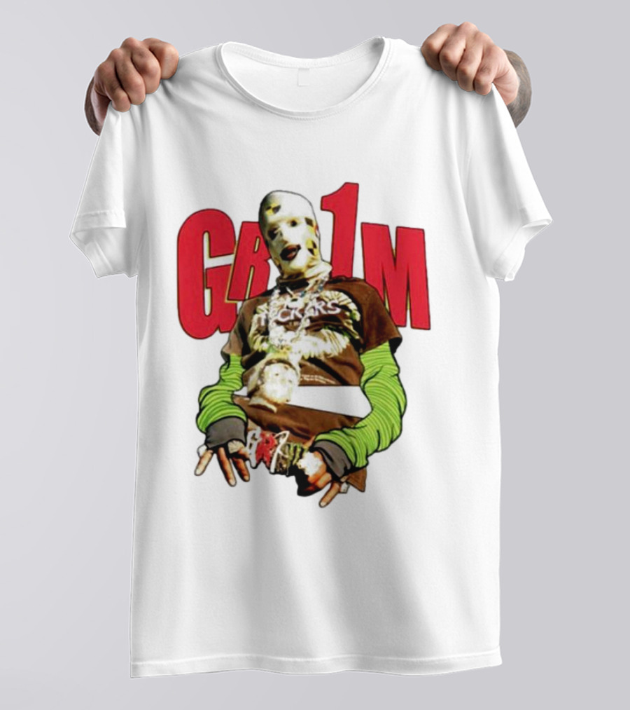AWGE Grim Effigy With Masks And Layered Clothing T-Shirt