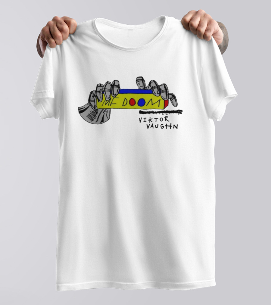 MF Doom Viktor Vaughn Colorful Hand-Drawn T-Shirt