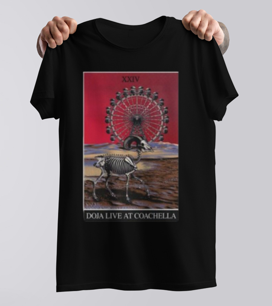 XXIV Doja Live At Coachella Tarot Card T-Shirt